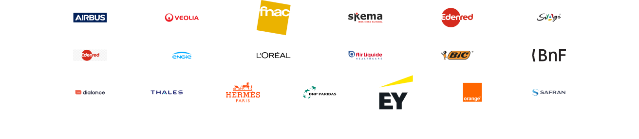 logos of different companies that I've worked for